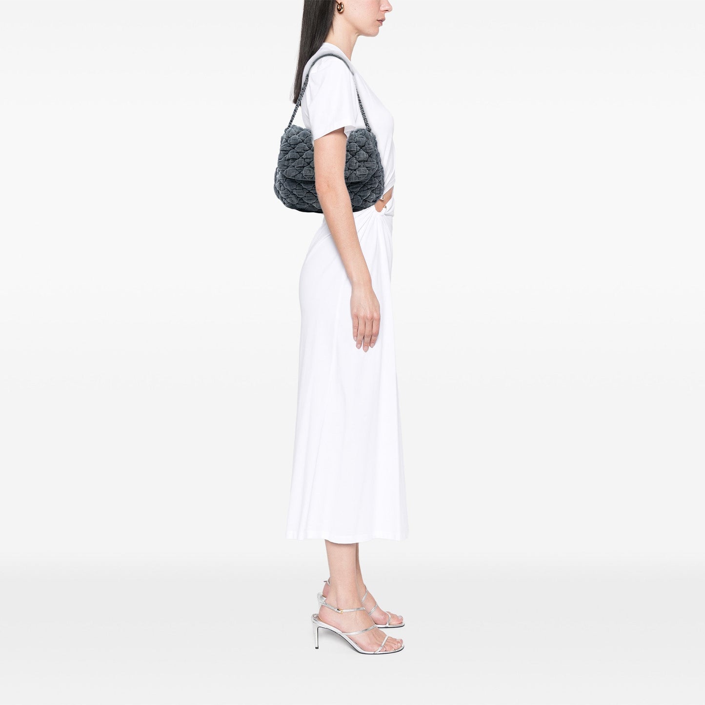 Chanel Paris Moscou Bubble Quilted Velvet Flap