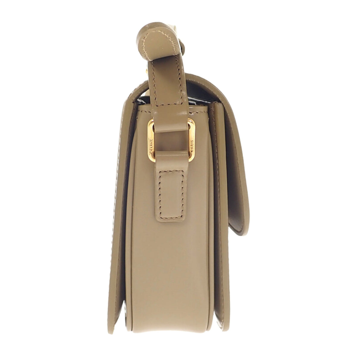 Celine Teen Shiny Calfskin Triomphe Crossbody