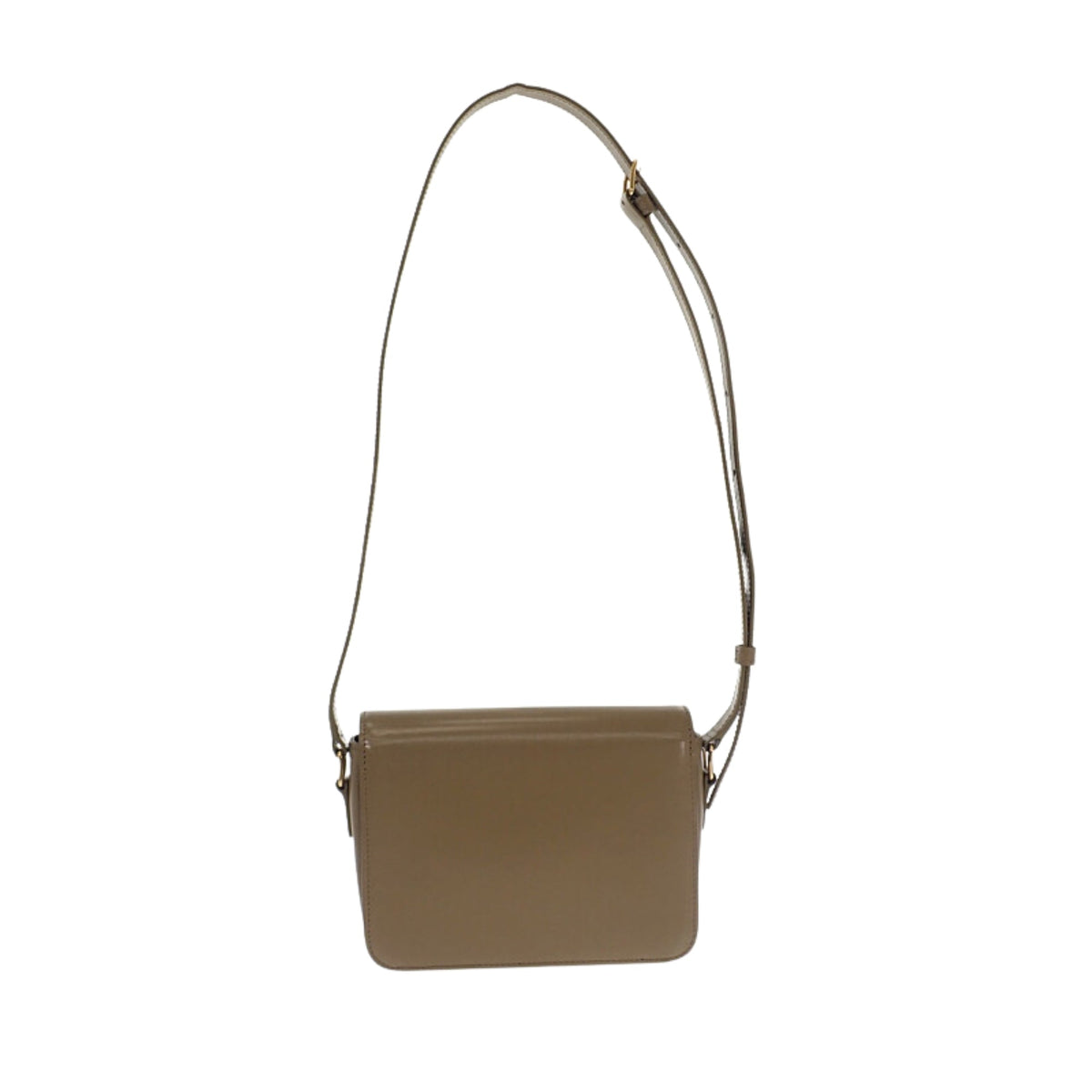 Celine Teen Shiny Calfskin Triomphe Crossbody
