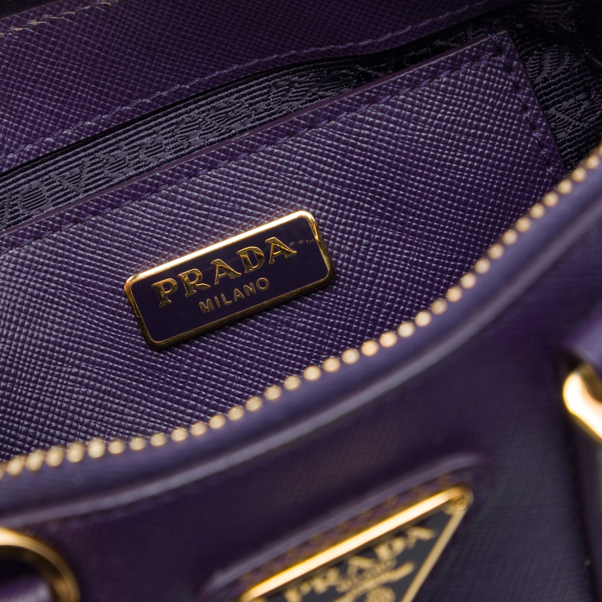 Prada Mini Saffiano Lux Promenade Satchel