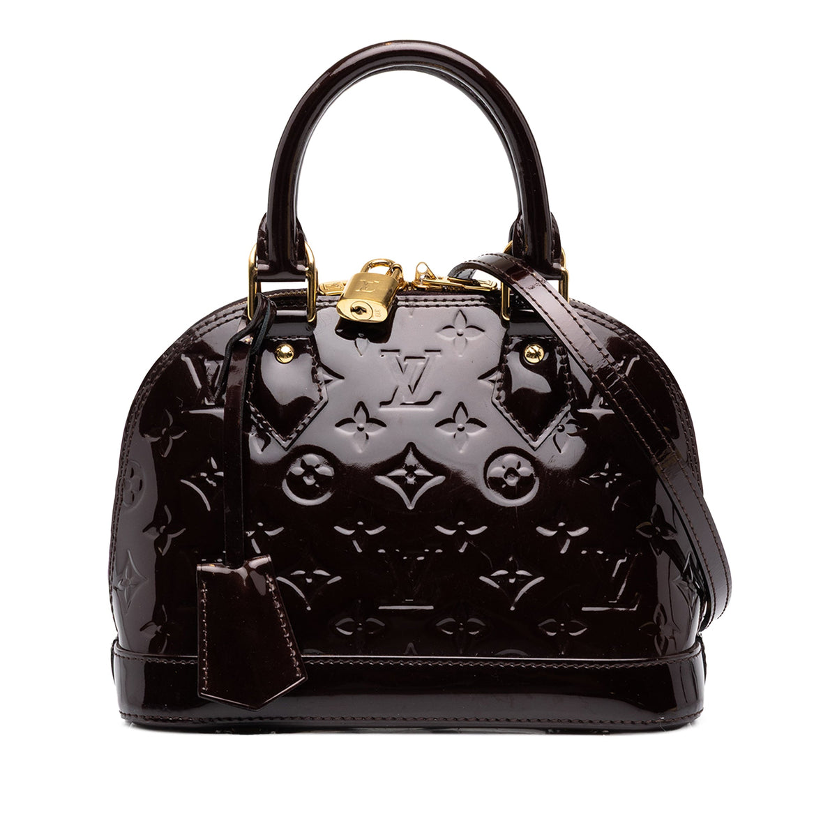 Louis Vuitton Monogram Vernis Alma BB — Purple