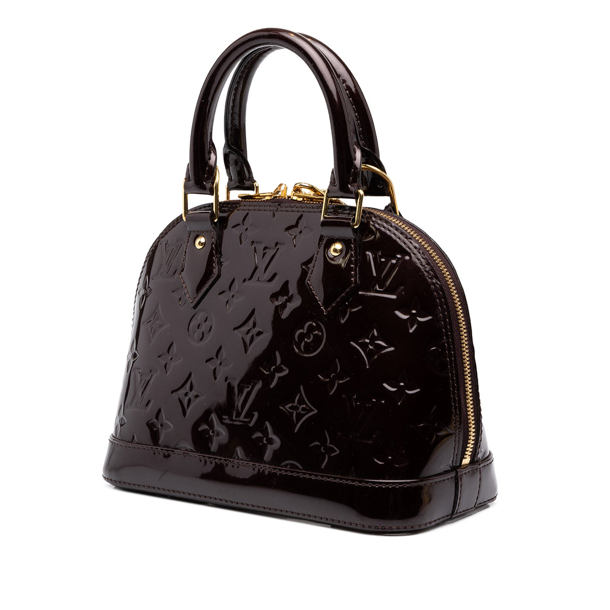 Louis Vuitton Monogram Vernis Alma BB — Purple
