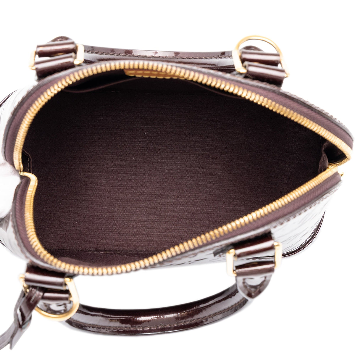 Louis Vuitton Monogram Vernis Alma BB — Purple