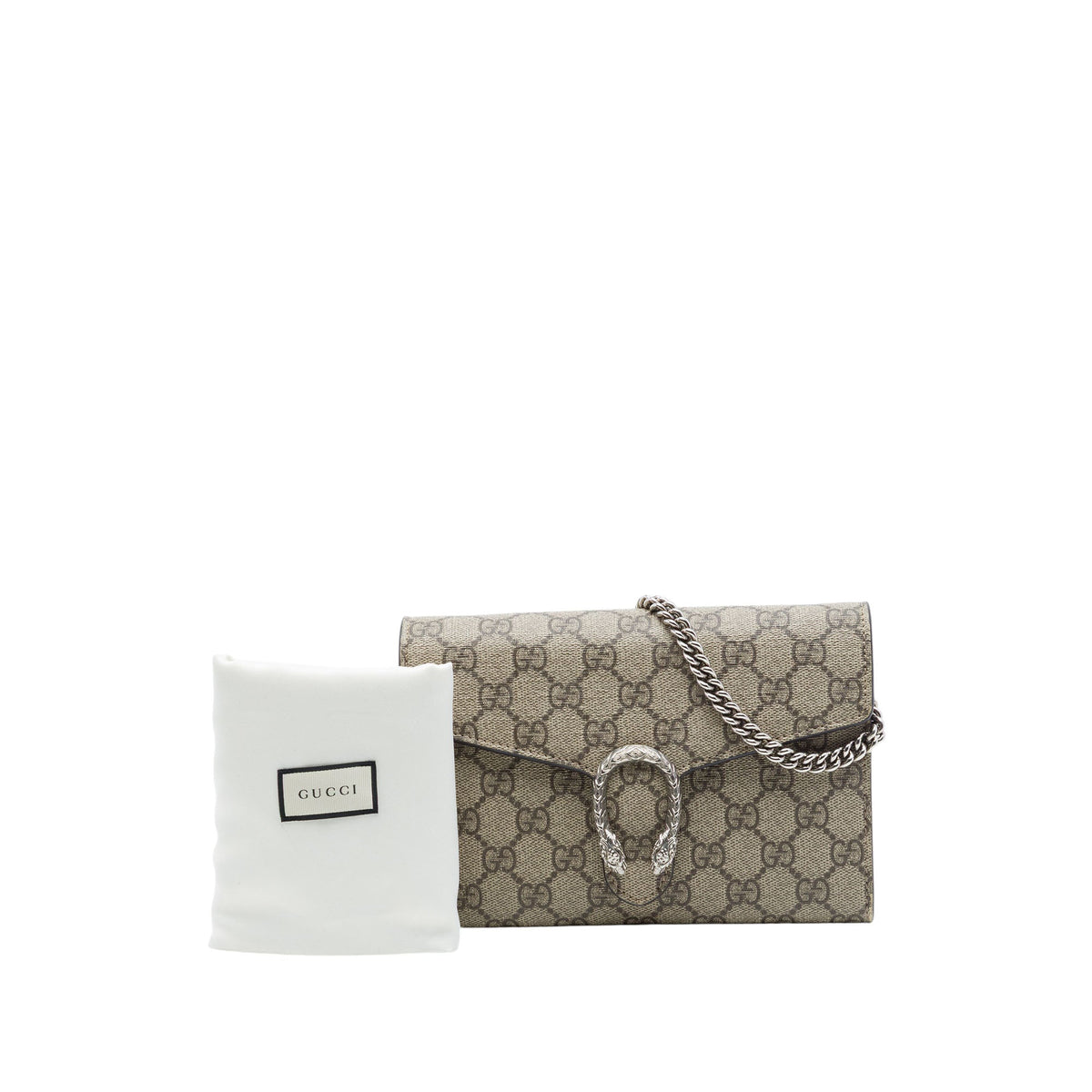 Gucci GG Supreme Dionysus Wallet on Chain