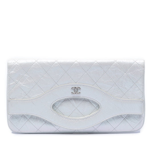 Chanel Iridescent Aged Calfskin 31 Clutch