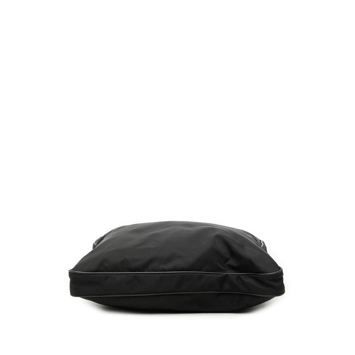 Prada Saffiano Trimmed Tessuto Zip Top Crossbody