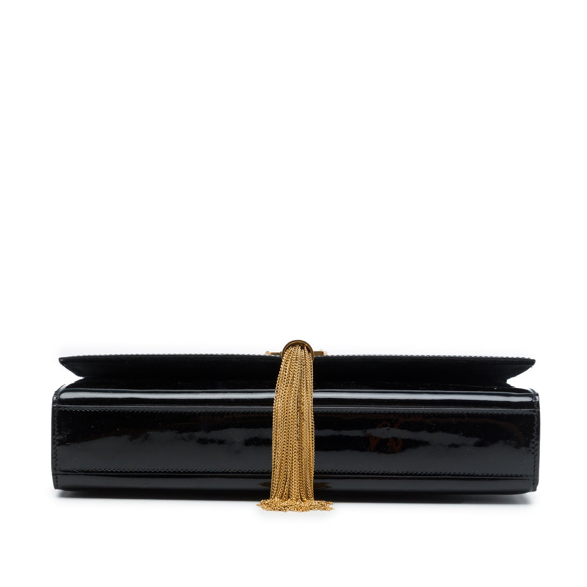 Saint Laurent Medium Patent Classic Monogram Kate Tassel Crossbody