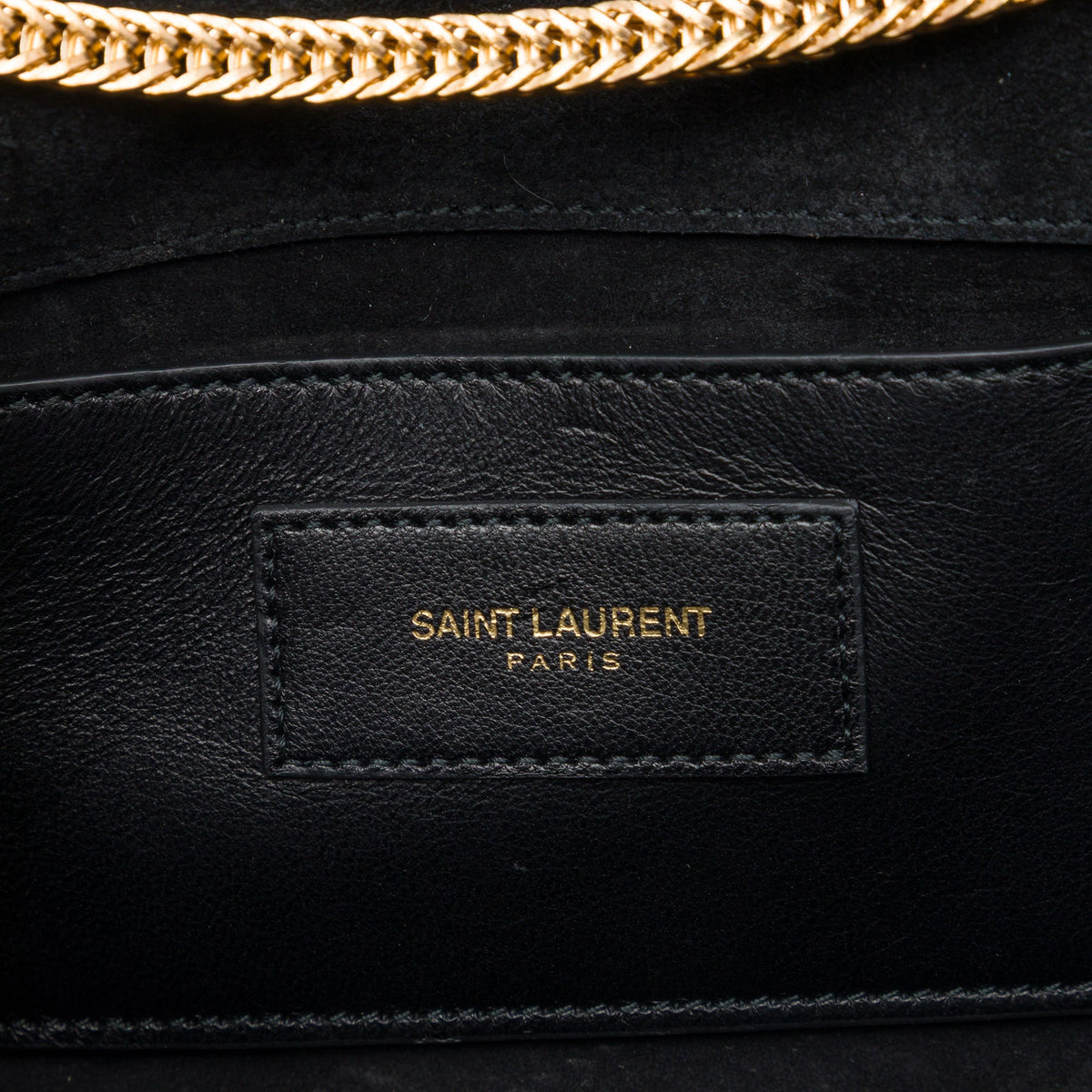 Saint Laurent Medium Patent Classic Monogram Kate Tassel Crossbody