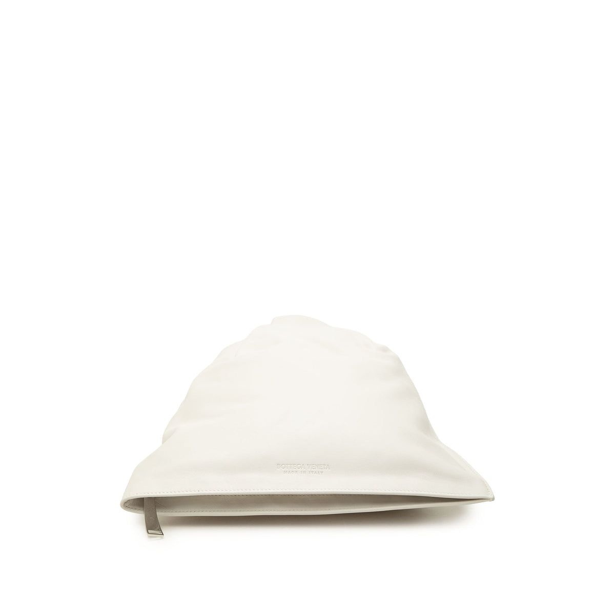 Bottega Veneta Nappa BV Twist Handbag — White