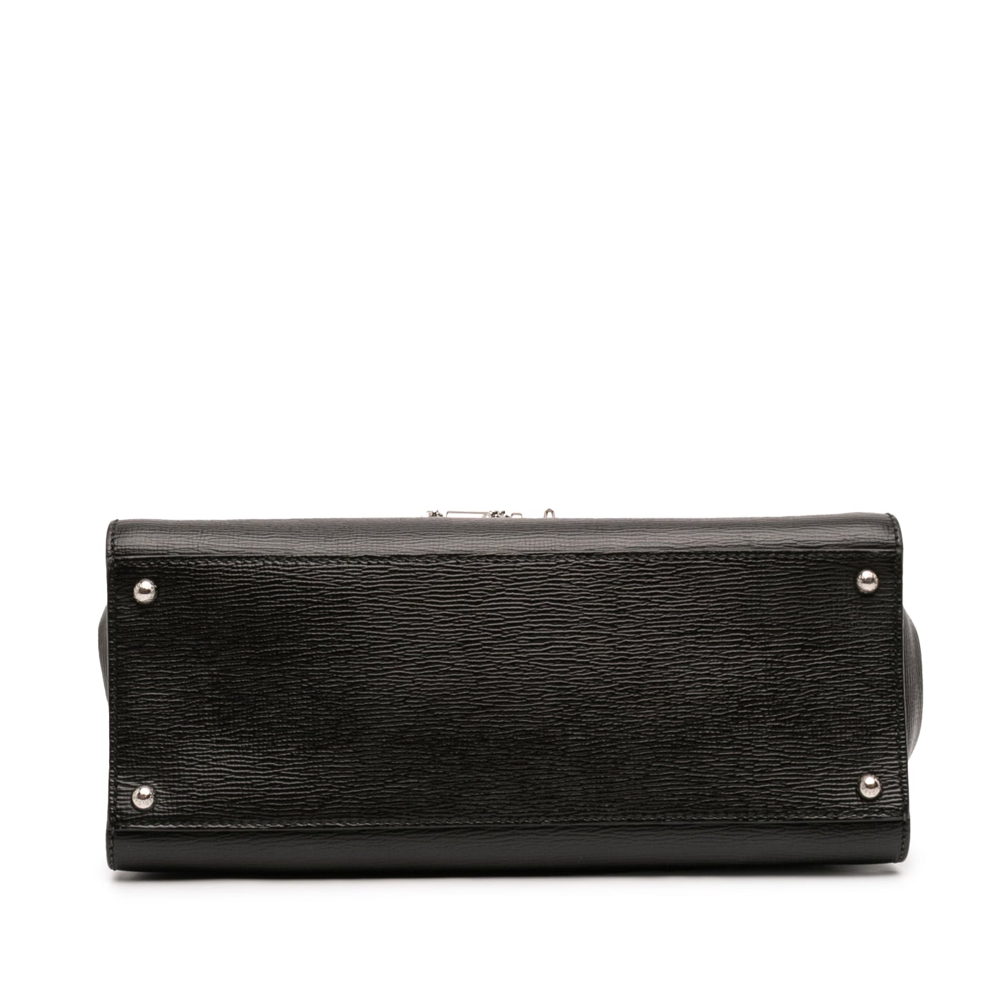 Dolce & Gabbana Large Textured Calfskin Miss Monica Top Handle Bag