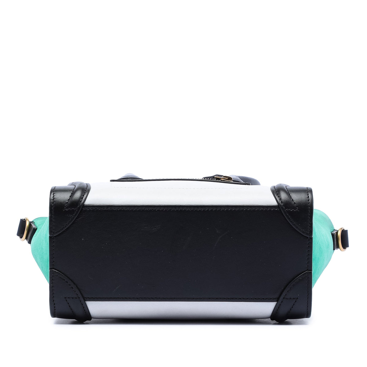 Celine Nano Tricolor Leather Luggage Tote
