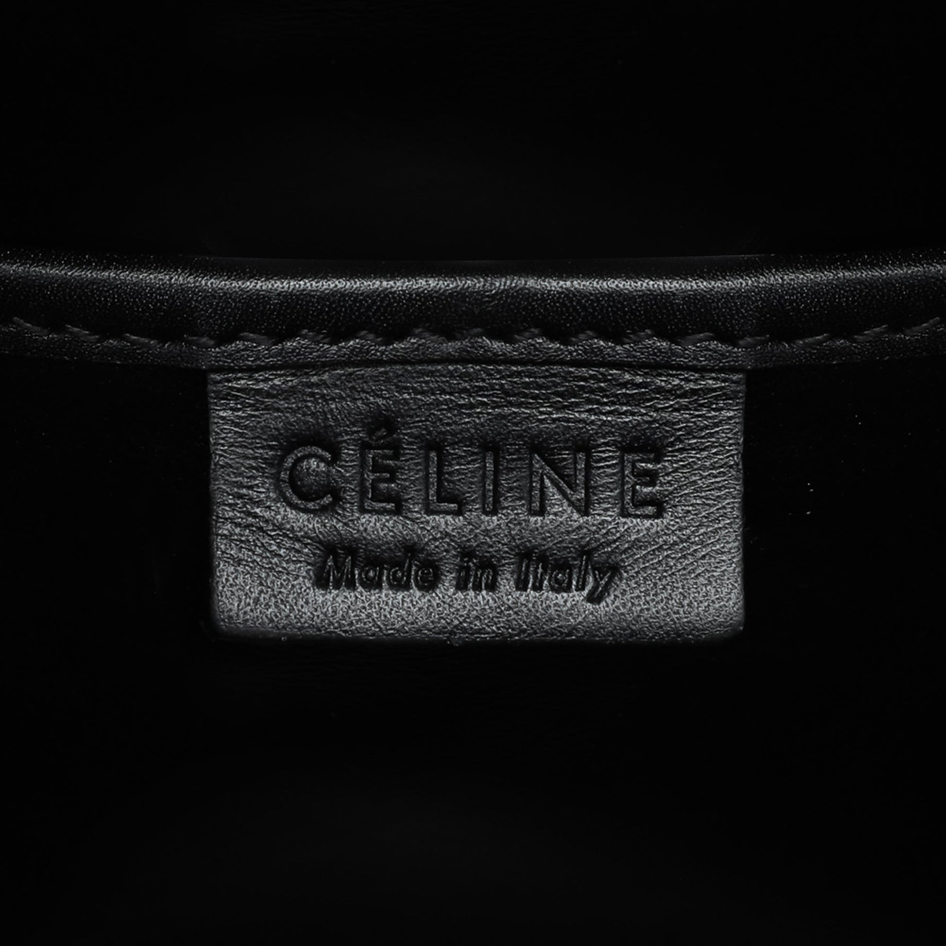 Celine Nano Tricolor Leather Luggage Tote