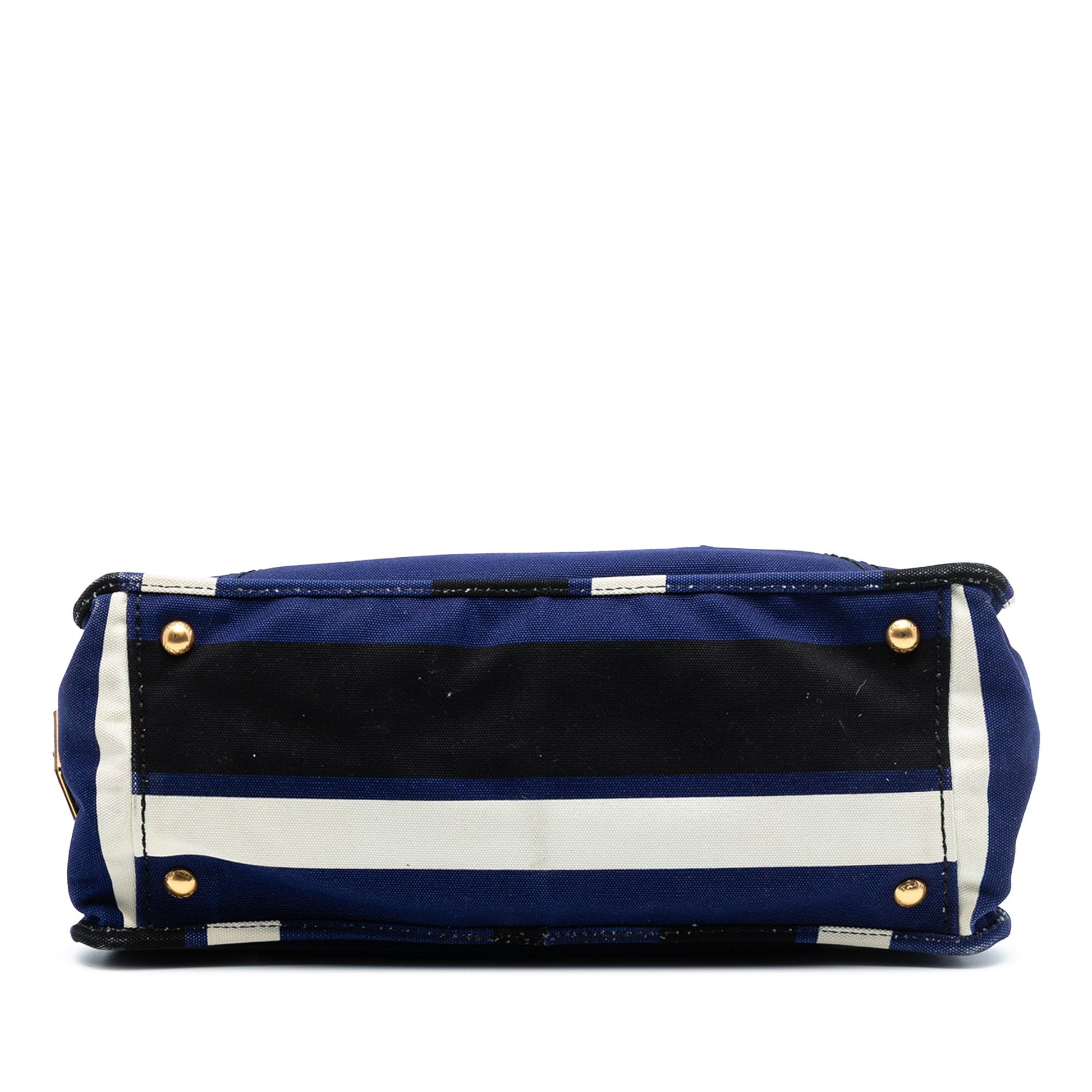 Prada Canvas Canapa Pattina Satchel