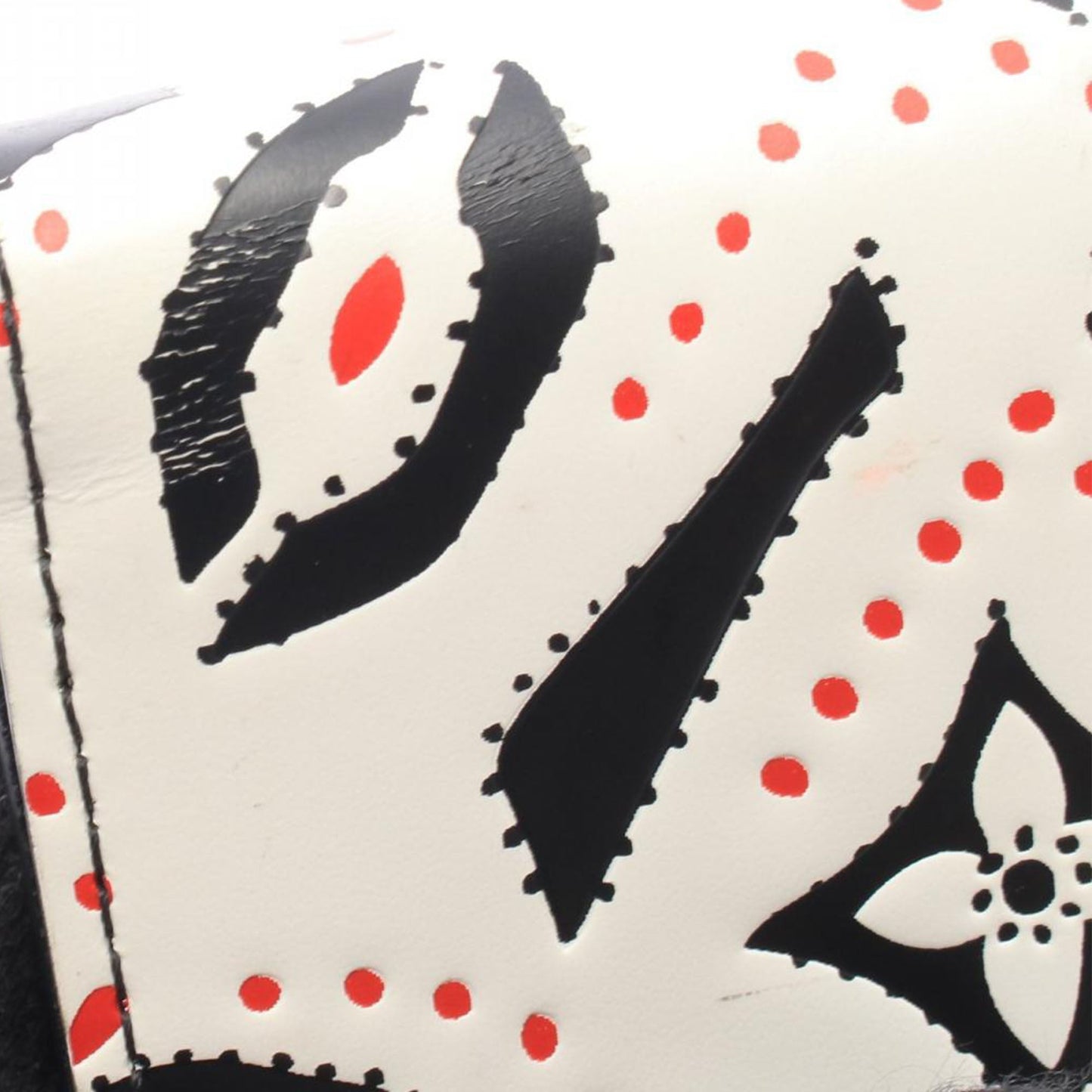 Louis Vuitton Graphic Print Calfskin Twist Wallet on Chain
