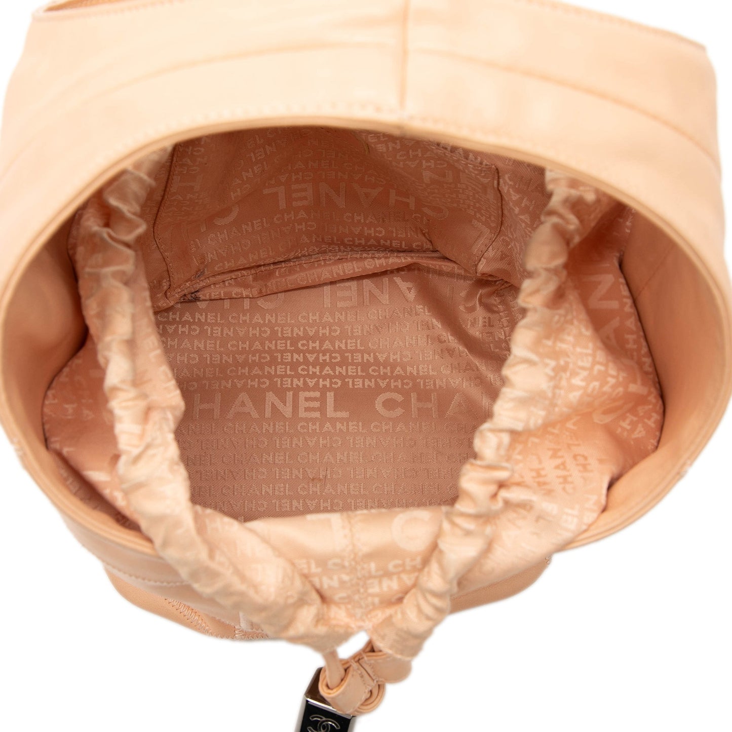 Chanel Calfskin Square Stitch Tassel Hobo