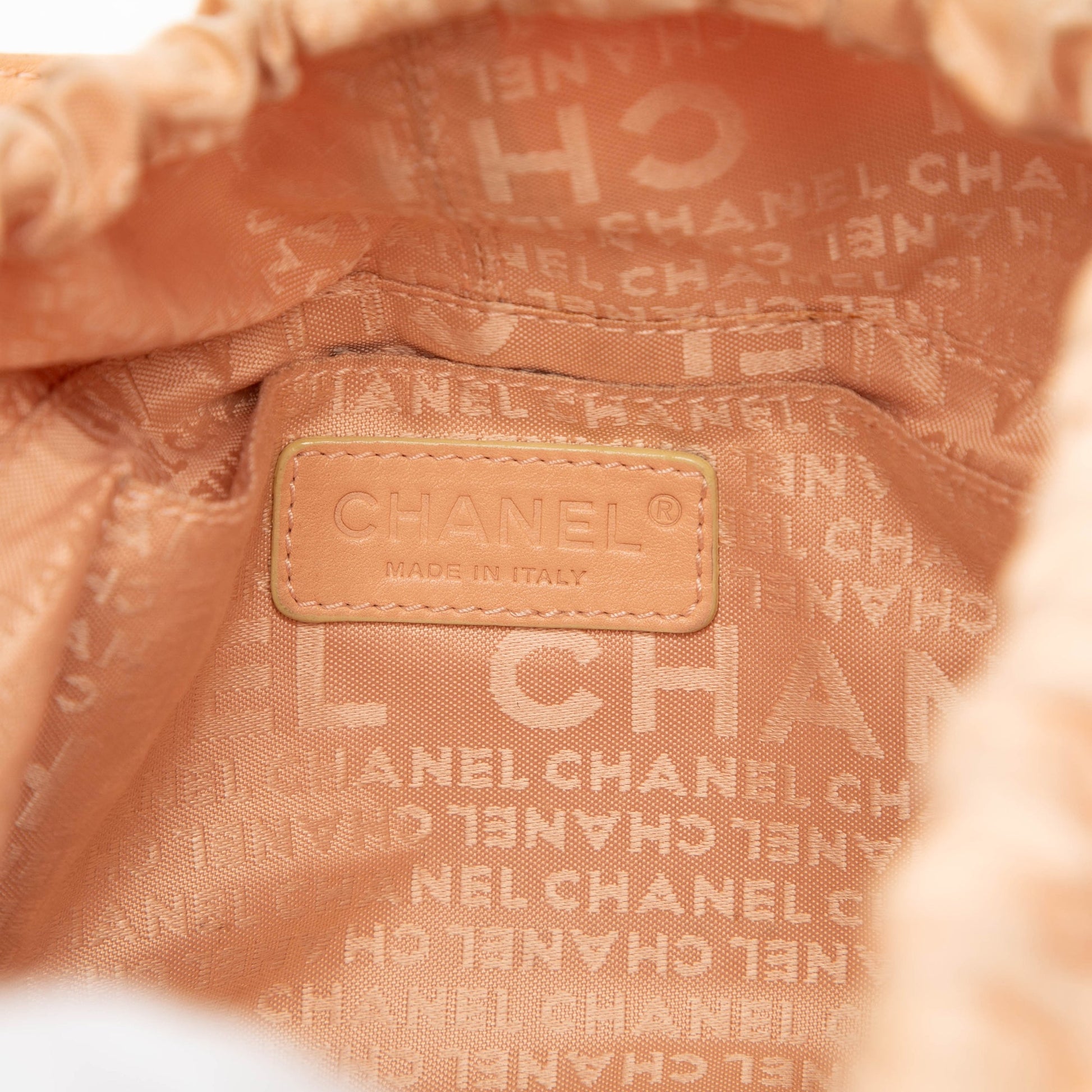 Chanel Calfskin Square Stitch Tassel Hobo