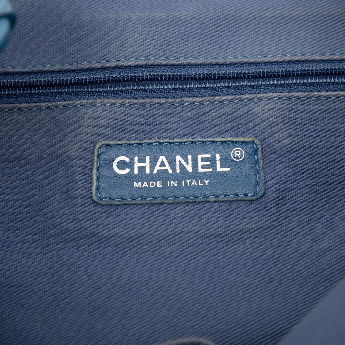 Perforated Calfskin Up In The Air North South Tote