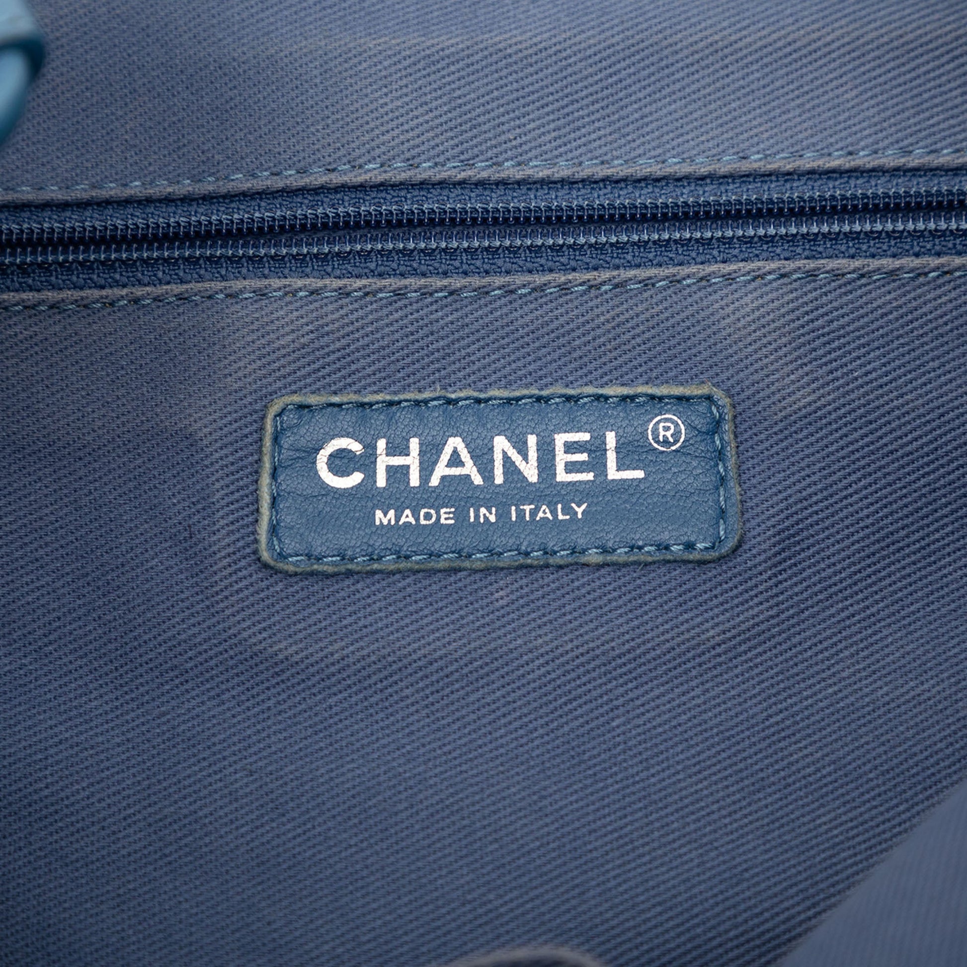 Perforated Calfskin Up In The Air North South Tote