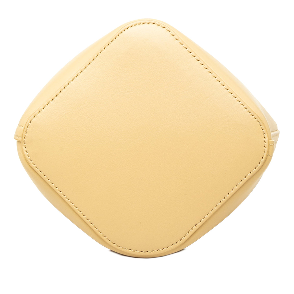 LOEWE Mini Calfskin Pebble Bucket Bag — Yellow