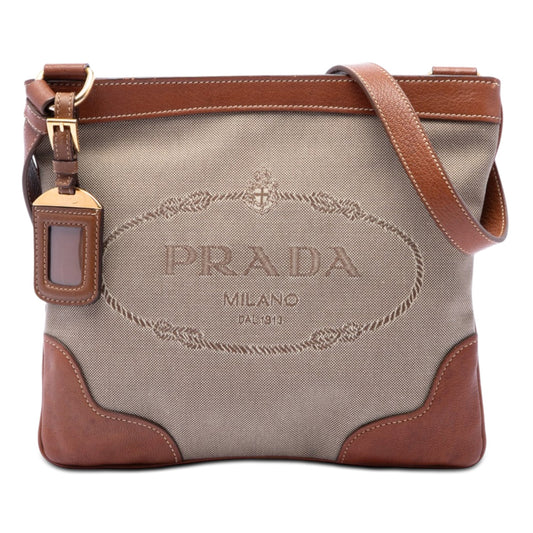 Prada Canvas Canapa Logo Crossbody