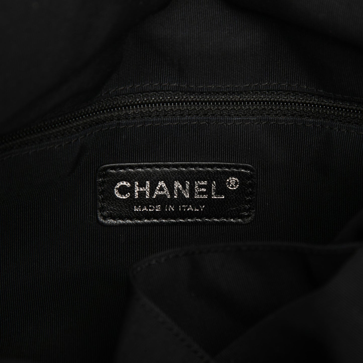 Chanel CC Quilted Denim Bonbon Tote