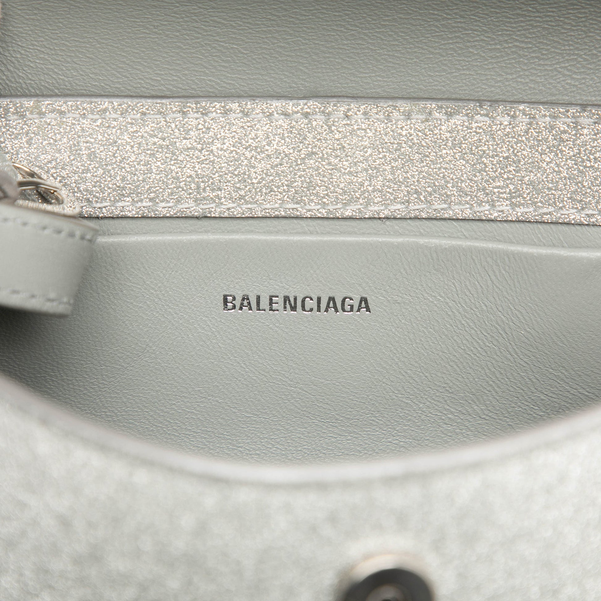 Balenciaga Small Glitter Fabric XX Flap