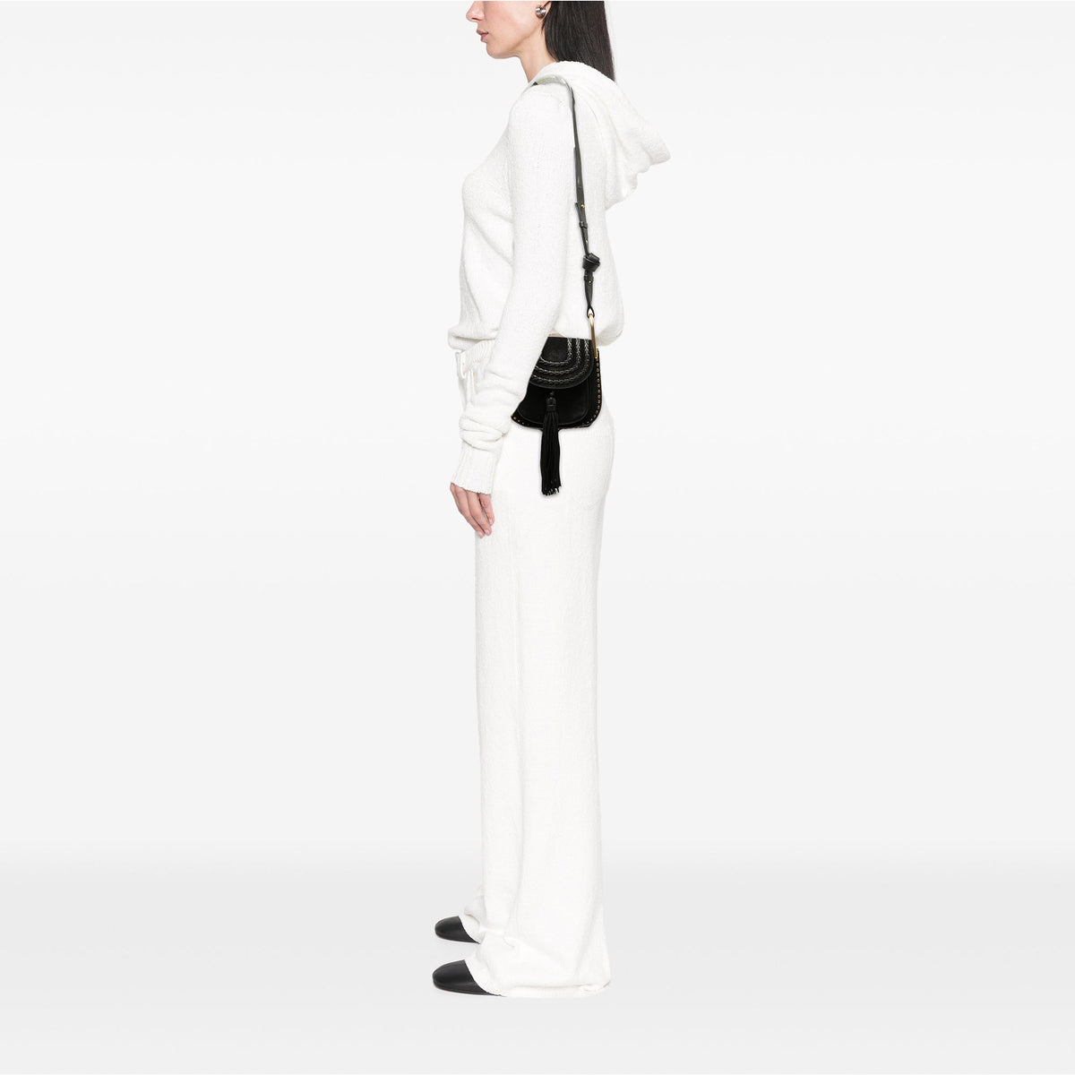 Chloé Small Suede Braided Hudson Crossbody