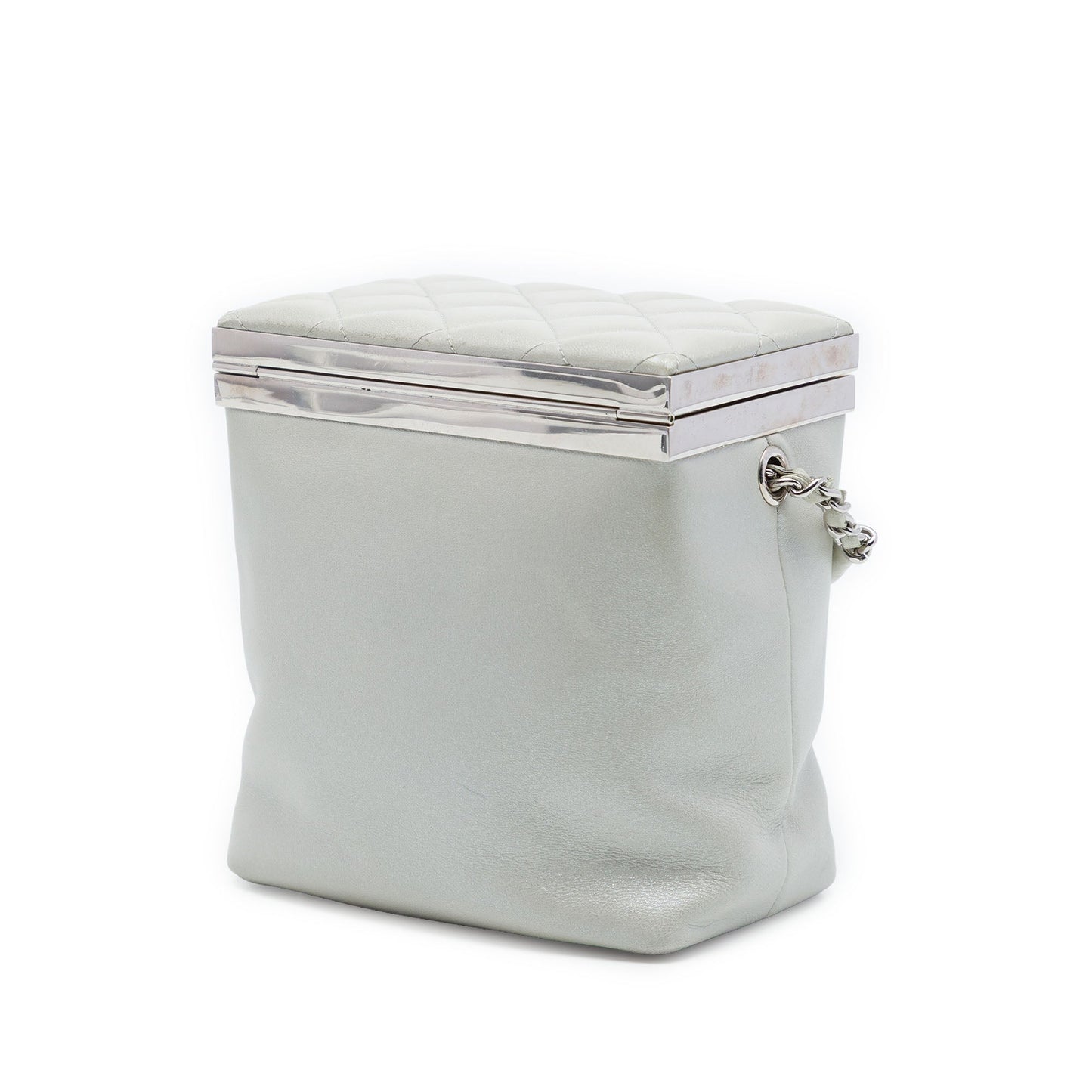 Chanel CC Metallic Calfskin Vanity Bag