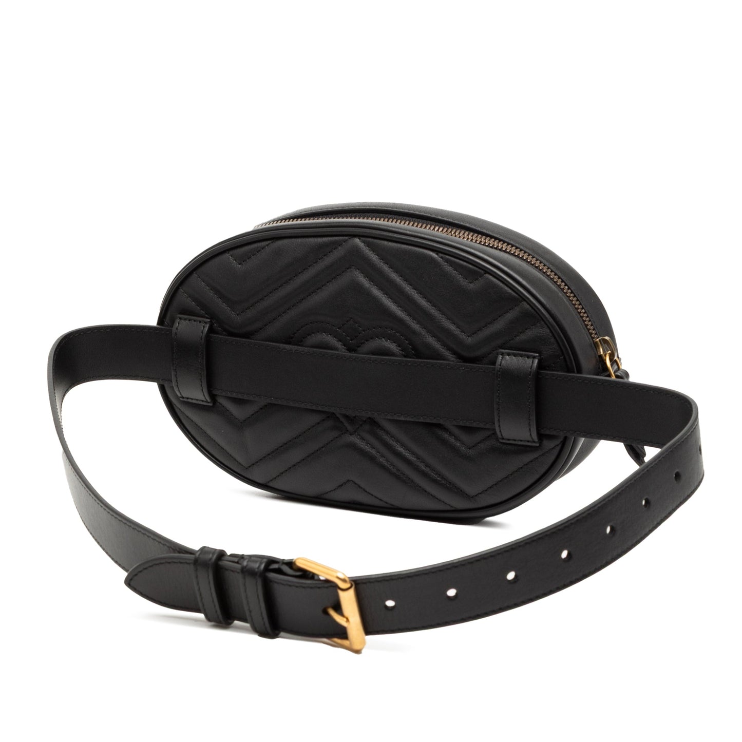 Gucci GG Marmont Matelasse Leather Belt Bag