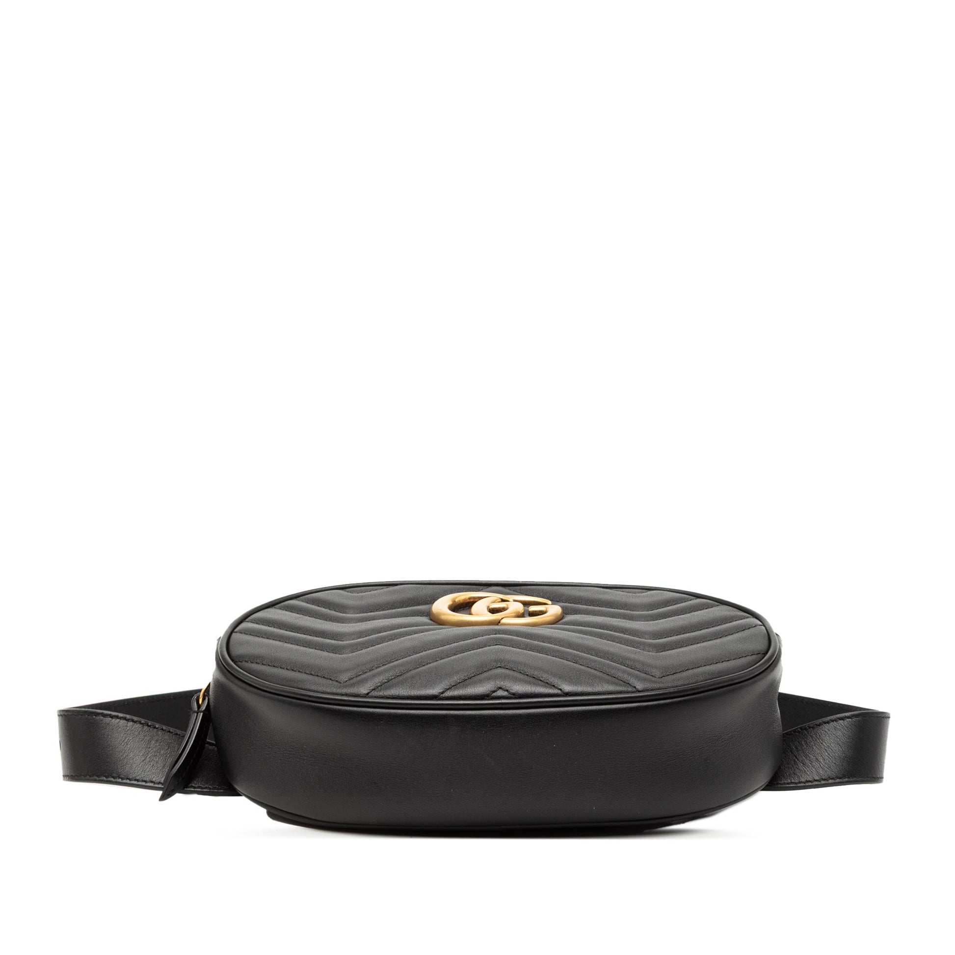 Gucci GG Marmont Matelasse Leather Belt Bag