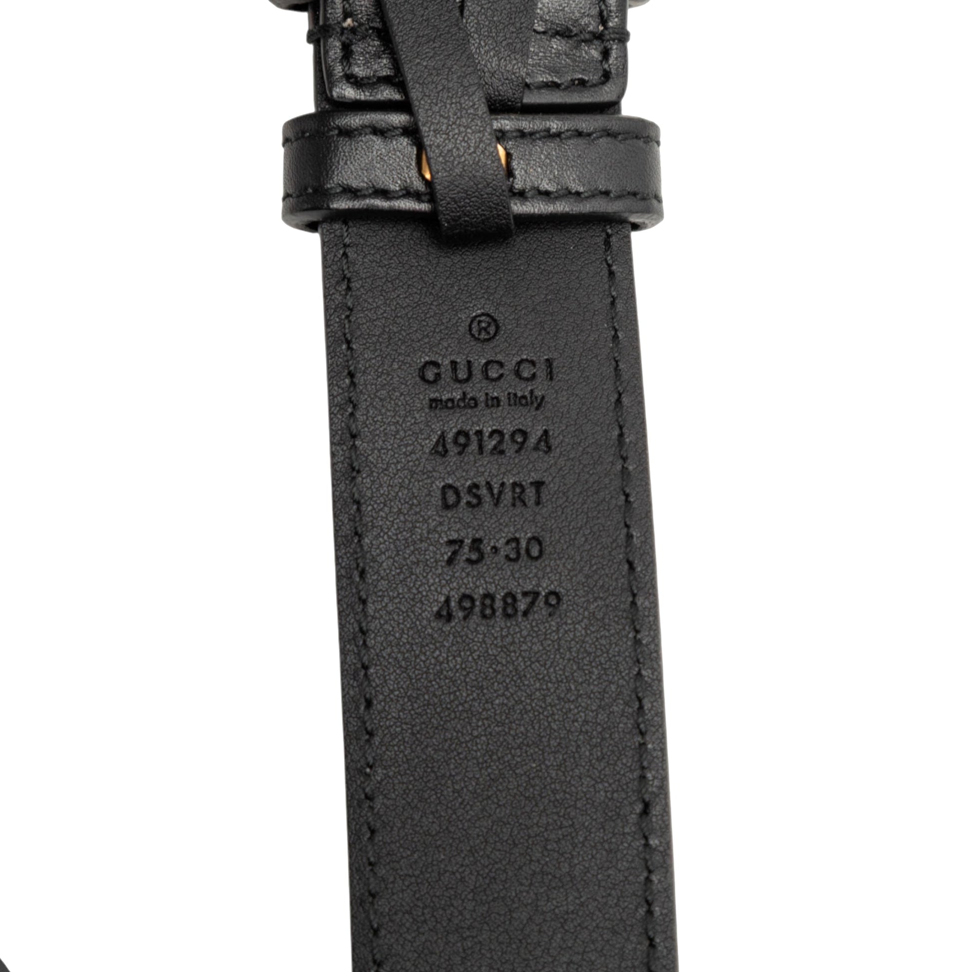 Gucci GG Marmont Matelasse Leather Belt Bag