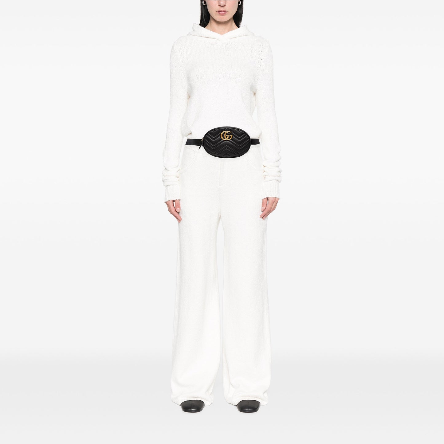 Gucci GG Marmont Matelasse Leather Belt Bag
