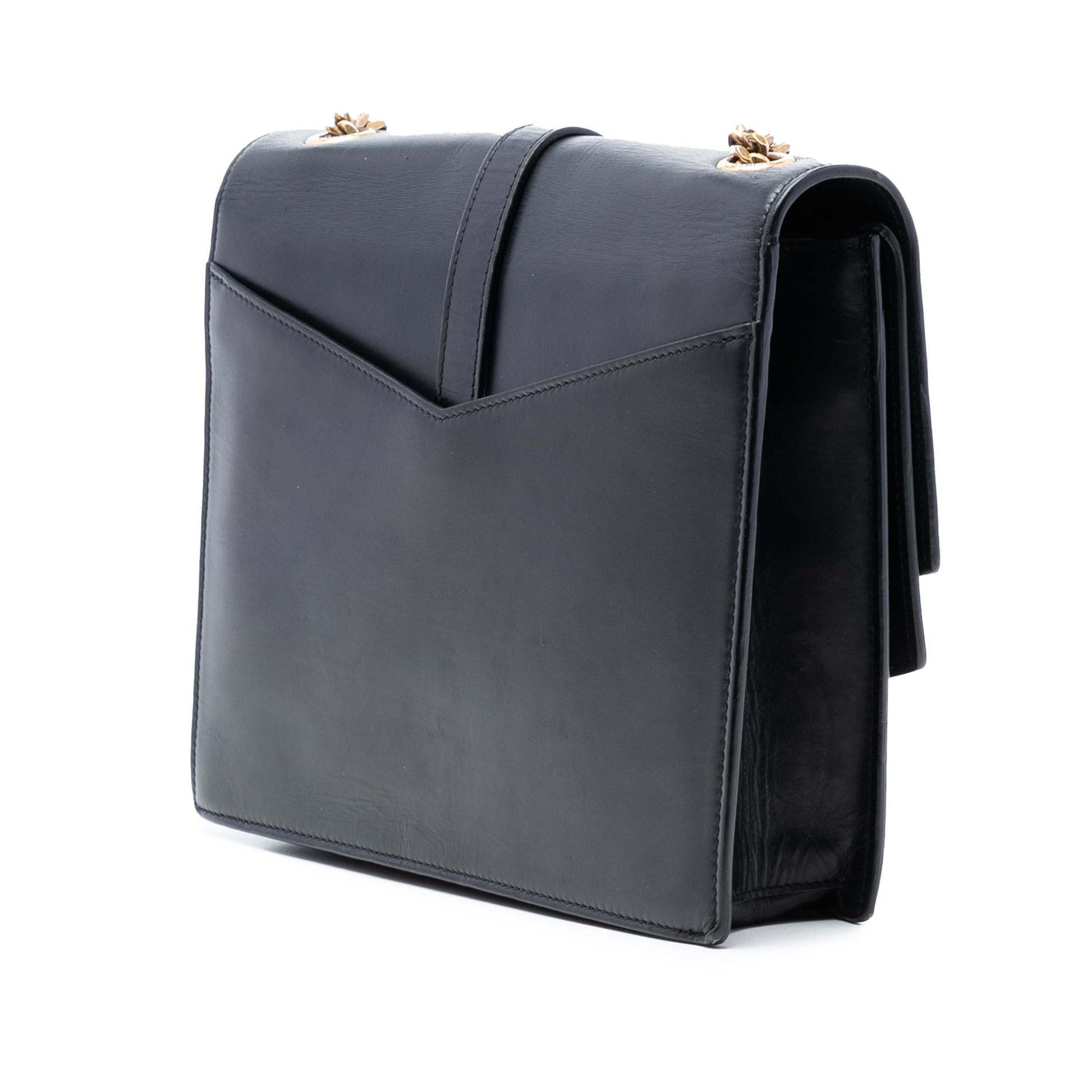 Saint Laurent Medium Leather Monogram Sulpice Crossbody