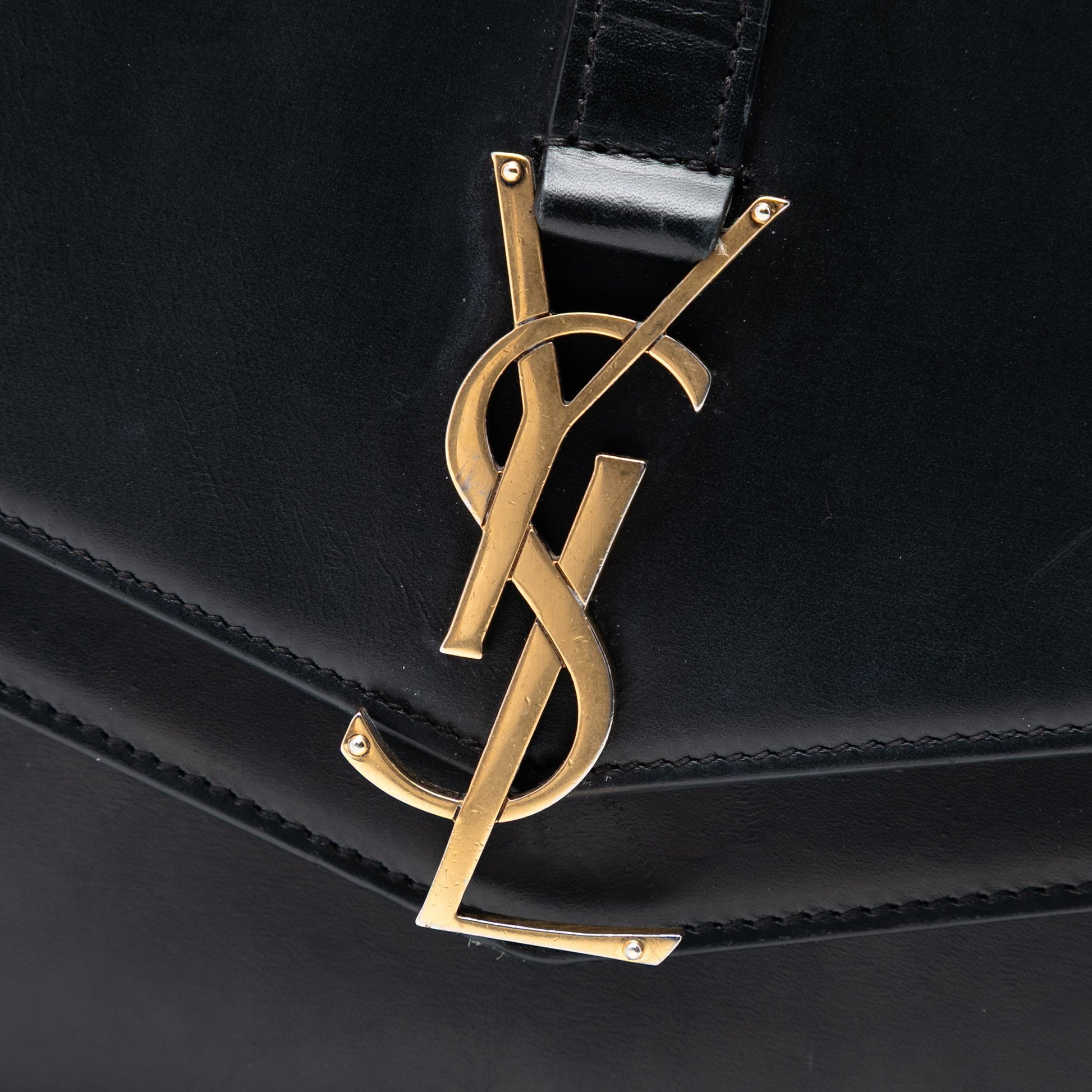 Saint Laurent Medium Leather Monogram Sulpice Crossbody