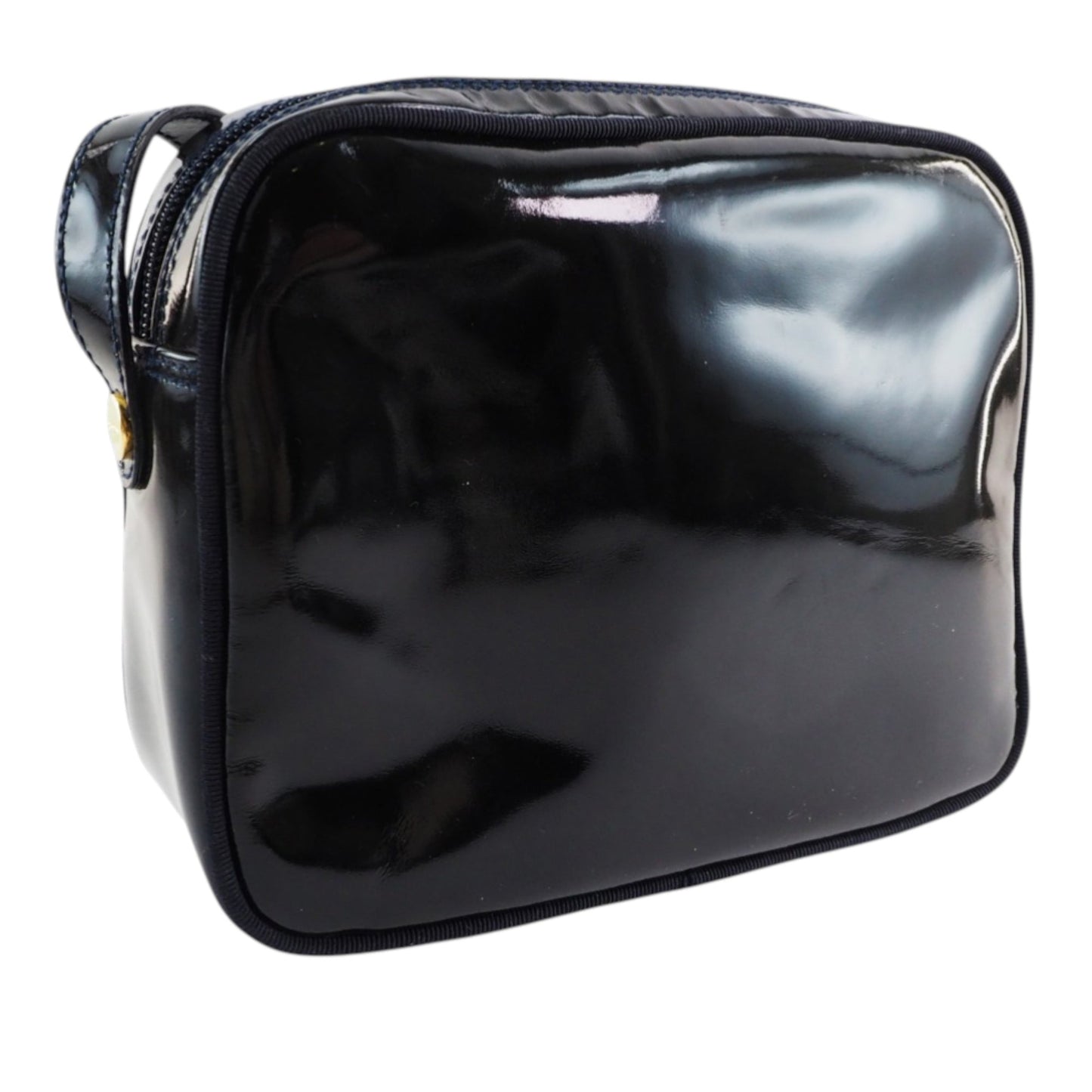 Ferragamo Patent Vara Crossbody