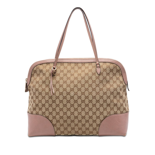 Gucci Large GG Canvas Bree Dome Tote