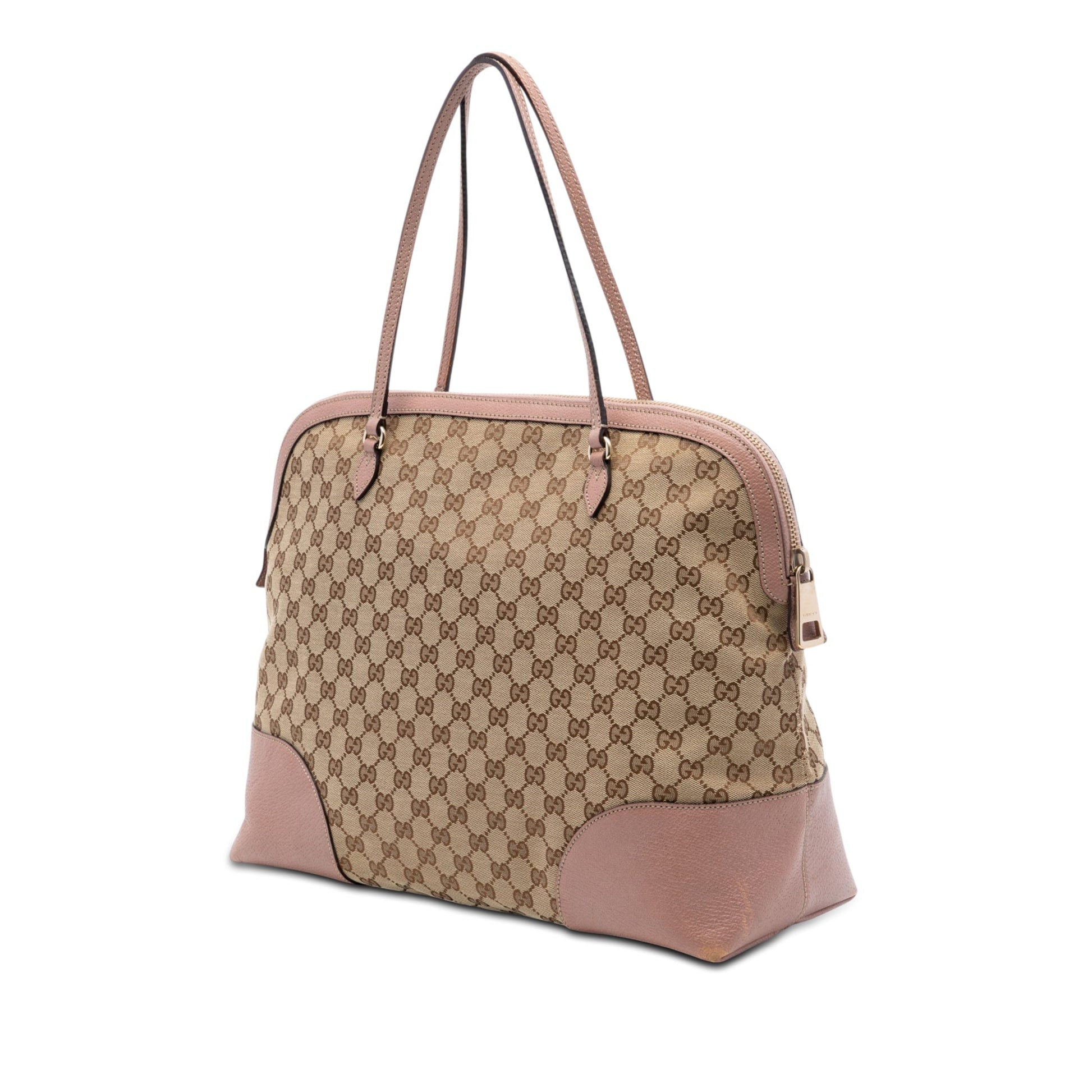 Gucci Large GG Canvas Bree Dome Tote