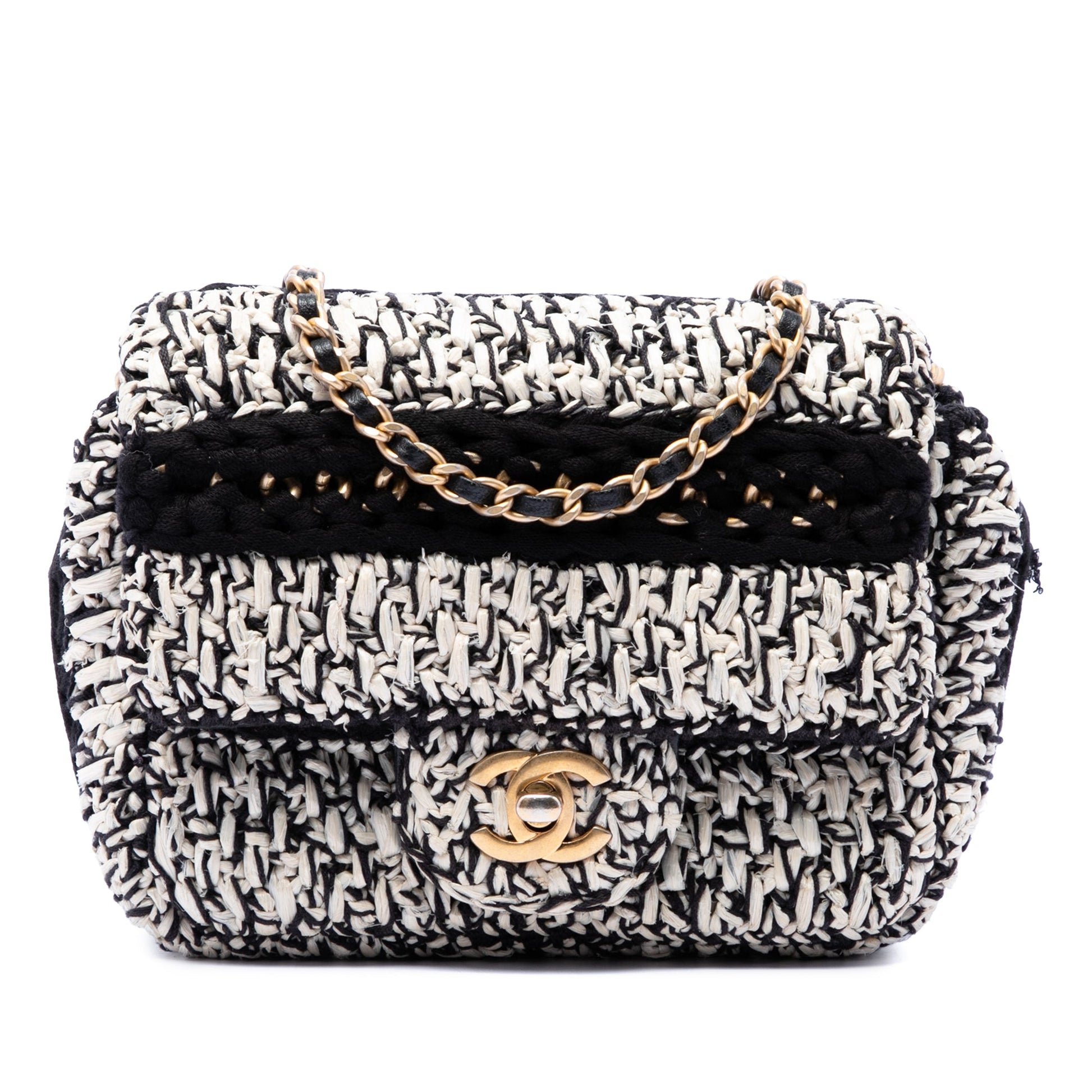 Chanel Raffia Braided with Love Flap