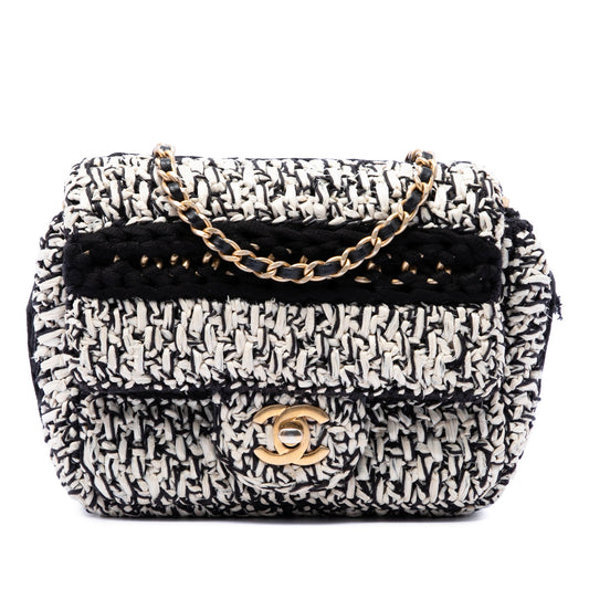 Chanel Raffia Braided with Love Flap
