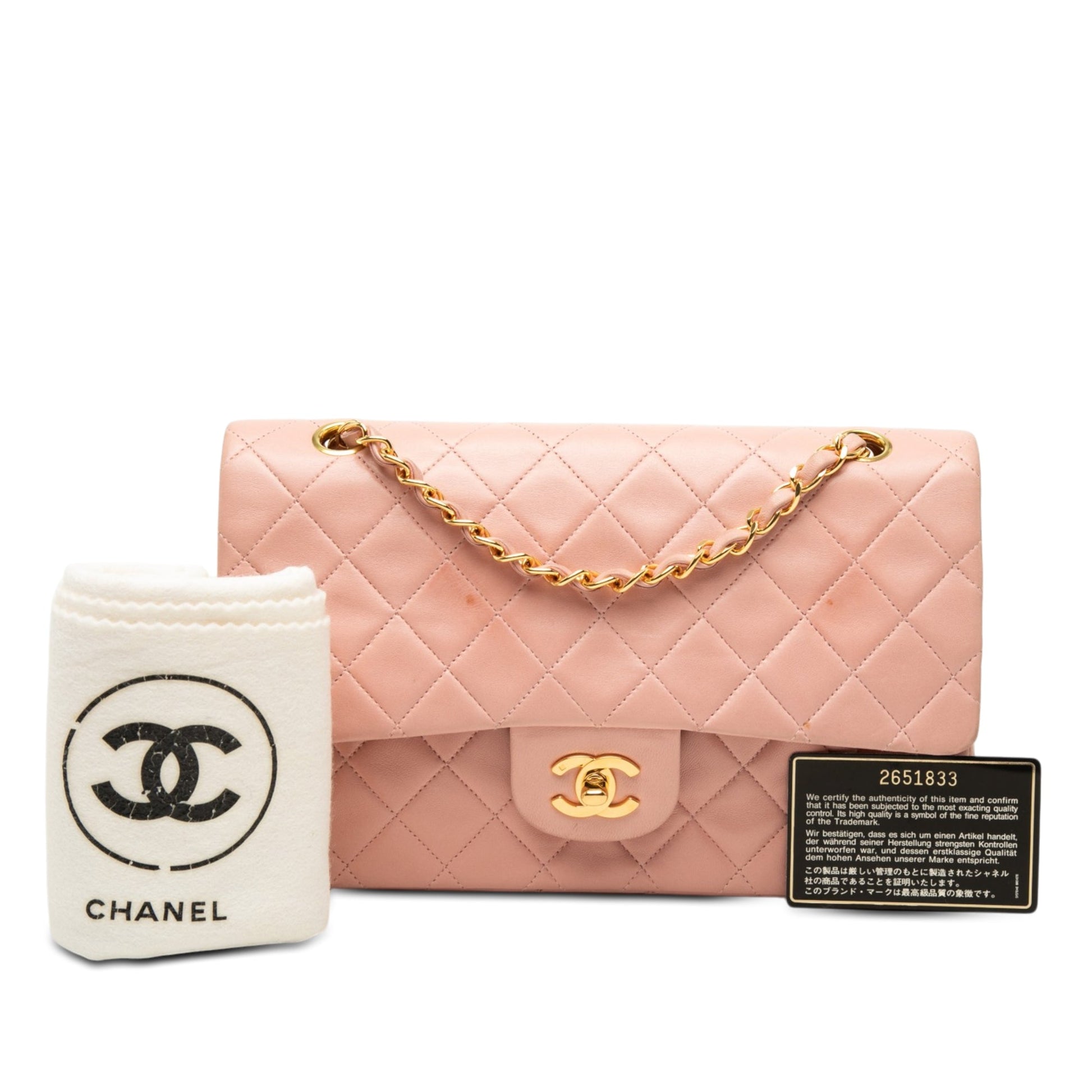 Chanel Medium Classic Lambskin Double Flap