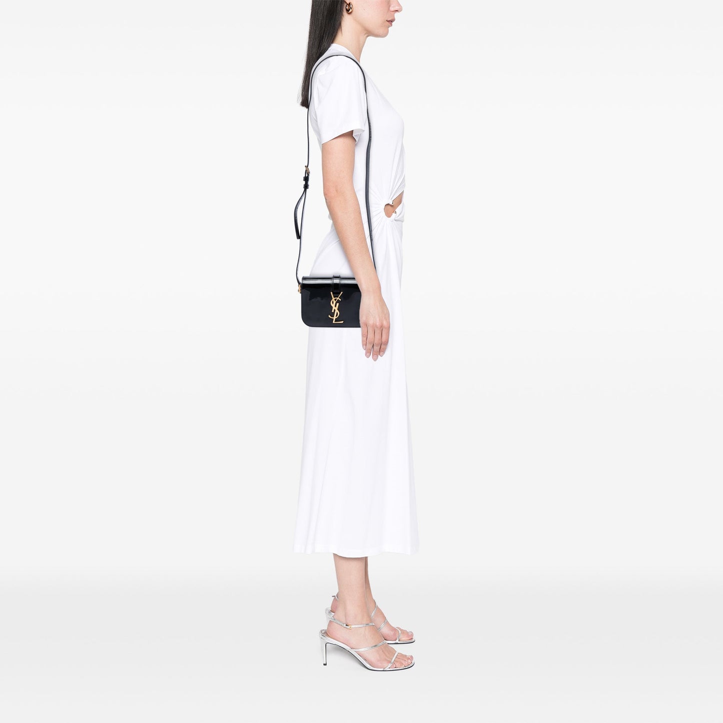 Saint Laurent Small Patent Monogram Universite Bag
