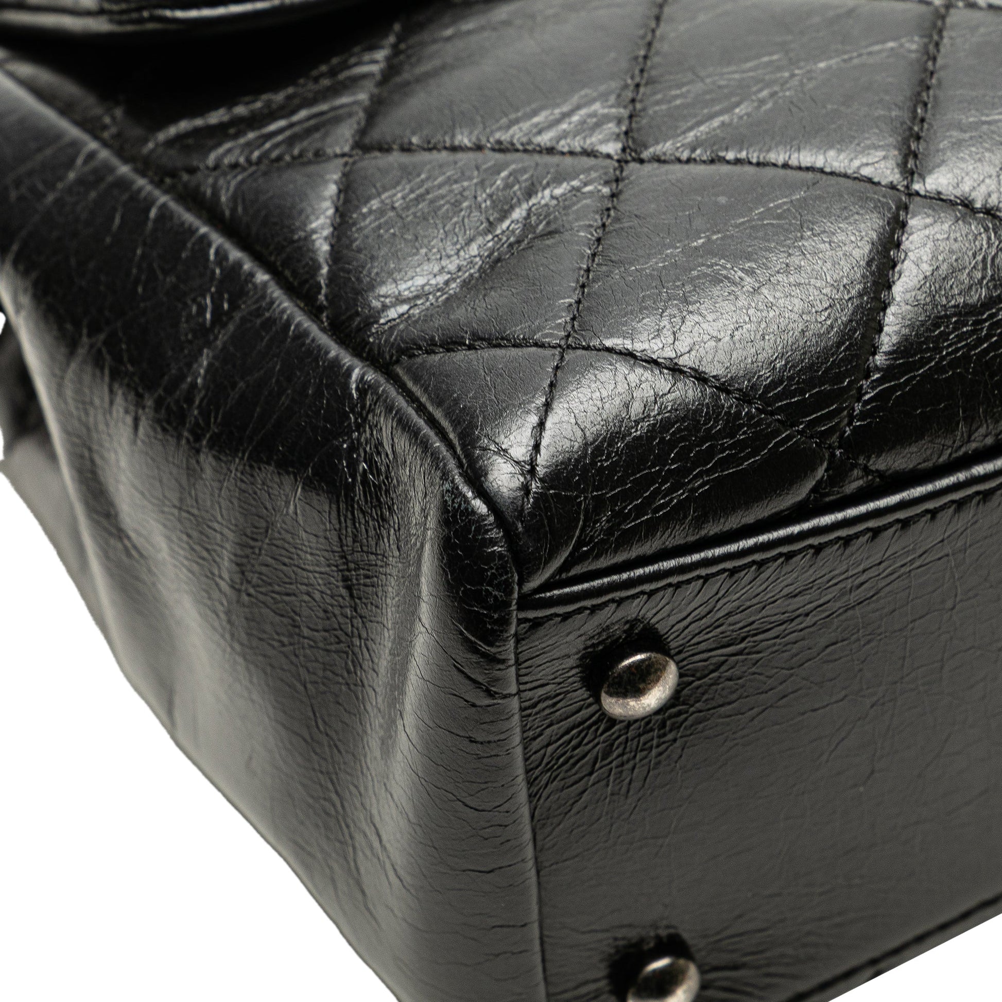 Chanel Small Quilted Glazed Calfskin Duo Color Tote