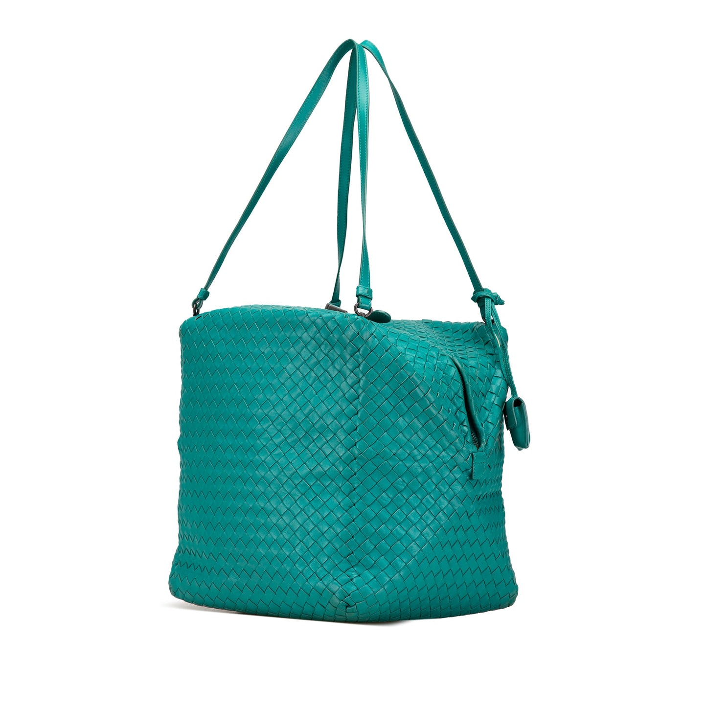 Bottega Veneta Nappa Intrecciato Cube Shoulder Bag