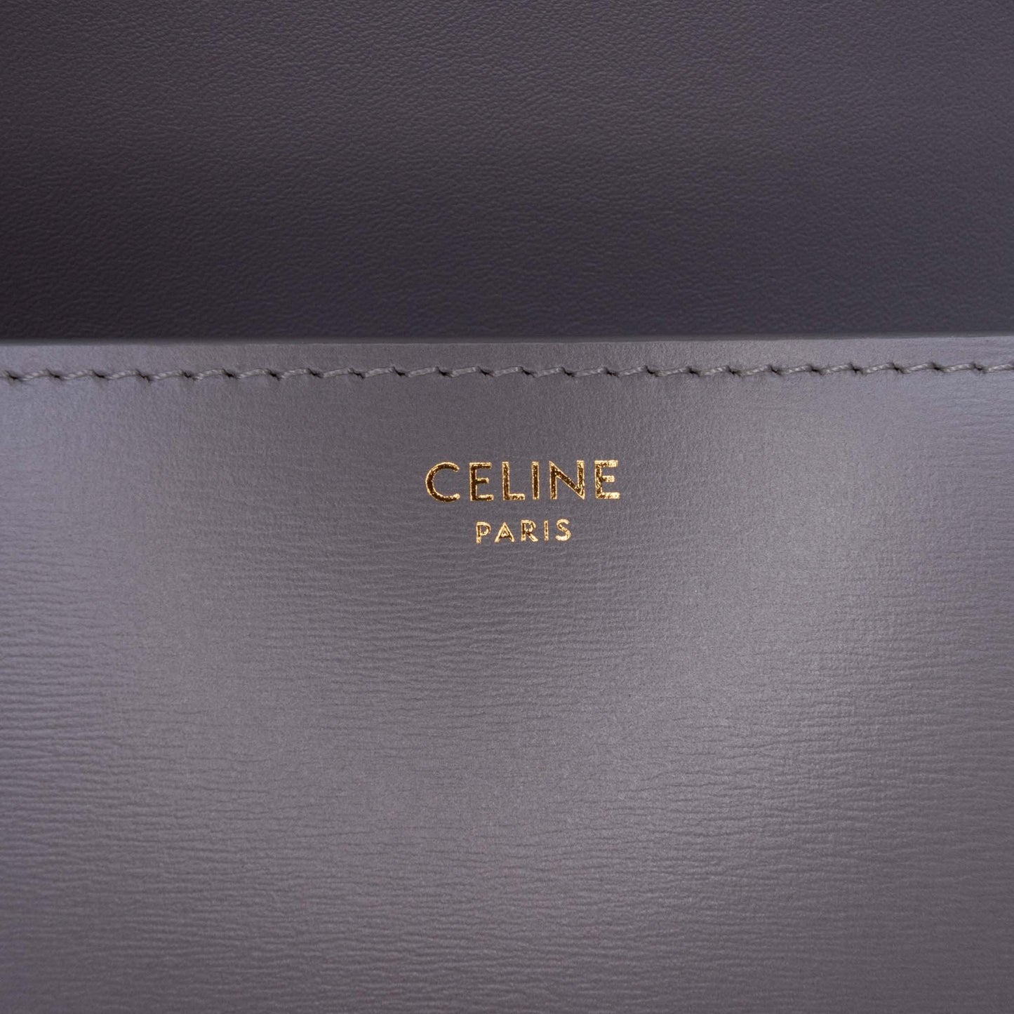 Celine Teen Shiny Calfskin Triomphe Crossbody