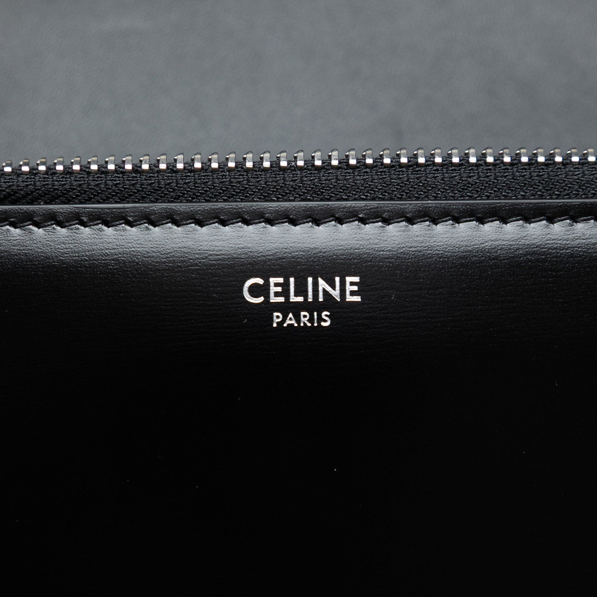 Small Shiny Calfskin Triomphe Cartable Satchel