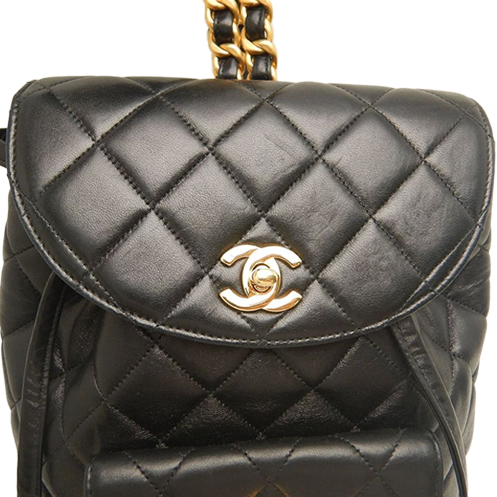Chanel Medium Quilted Lambskin Duma Backpack