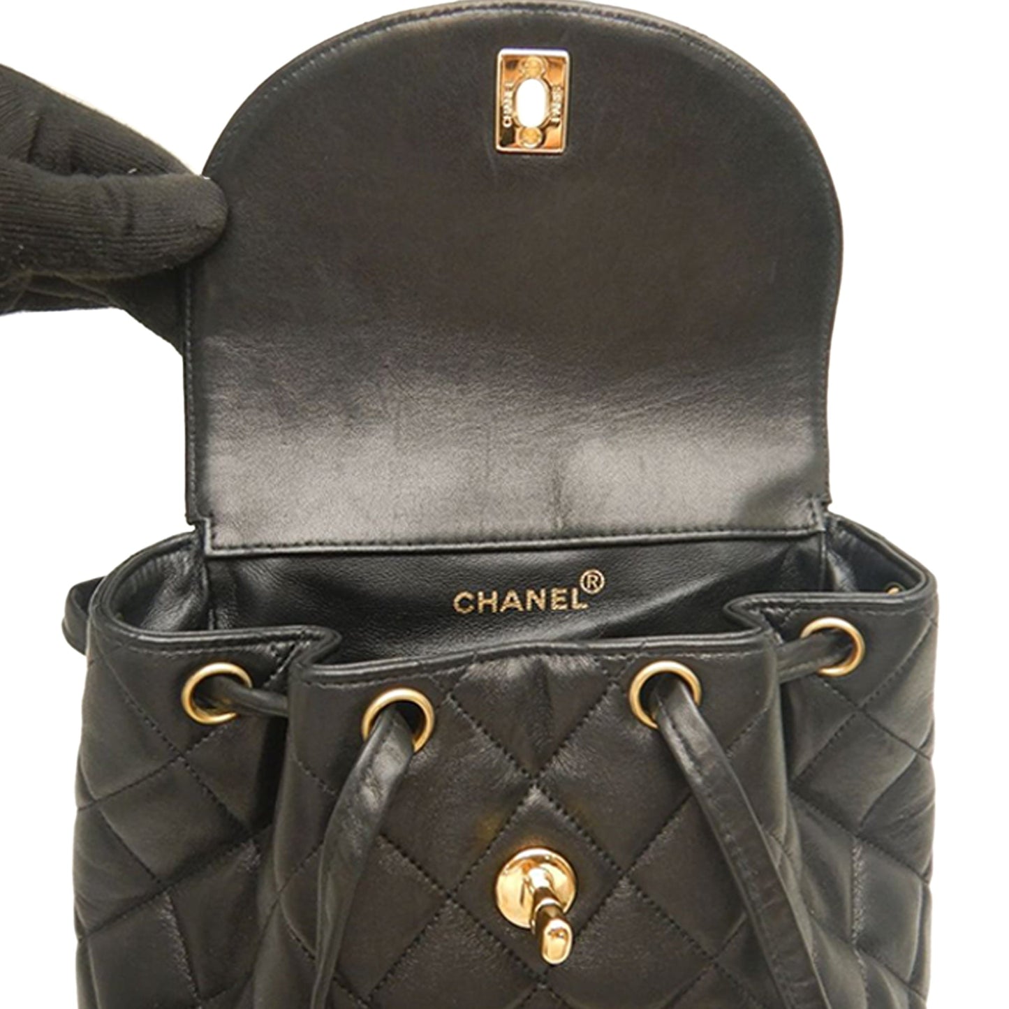 Chanel Medium Quilted Lambskin Duma Backpack