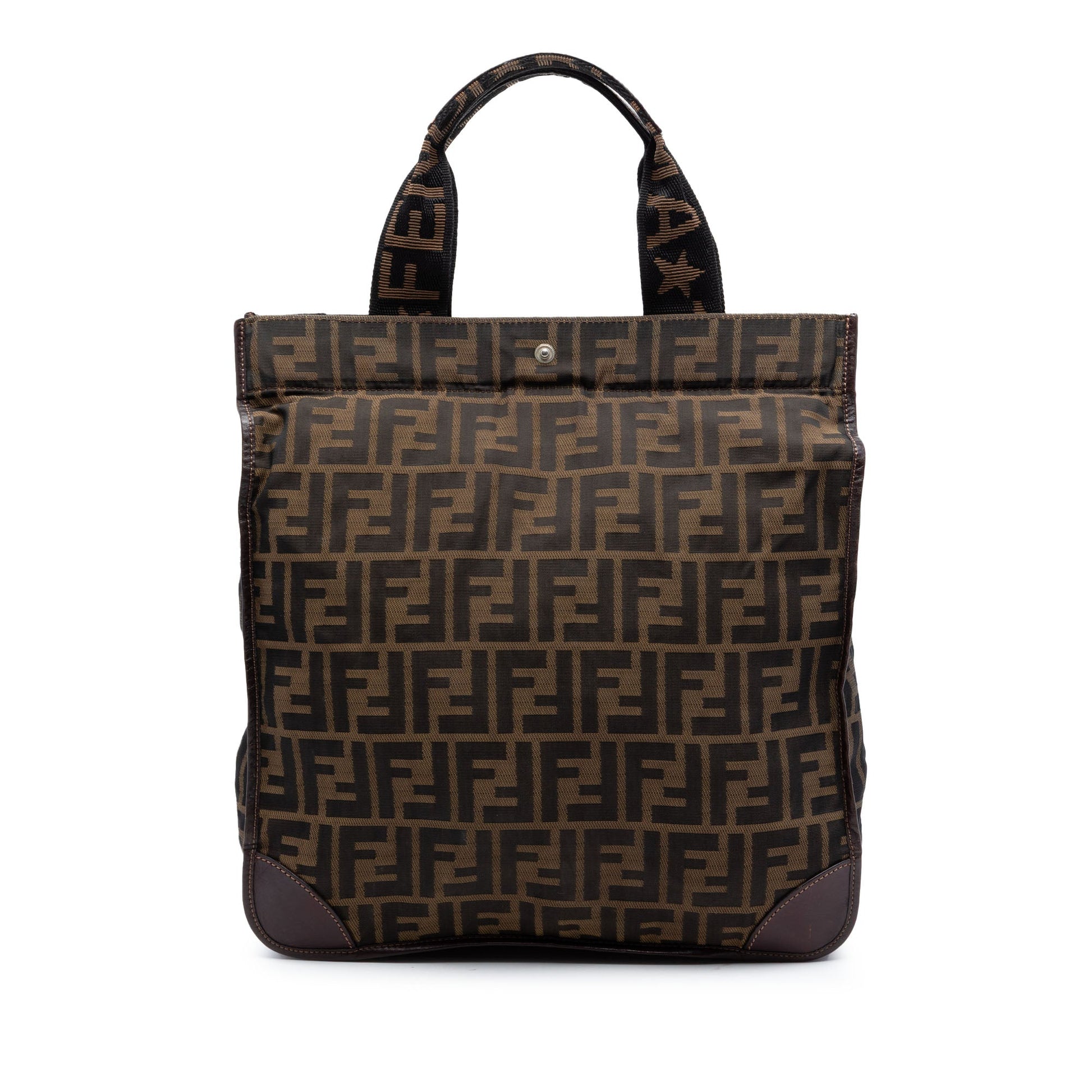 Fendi Zucca Canvas Shopping Tote