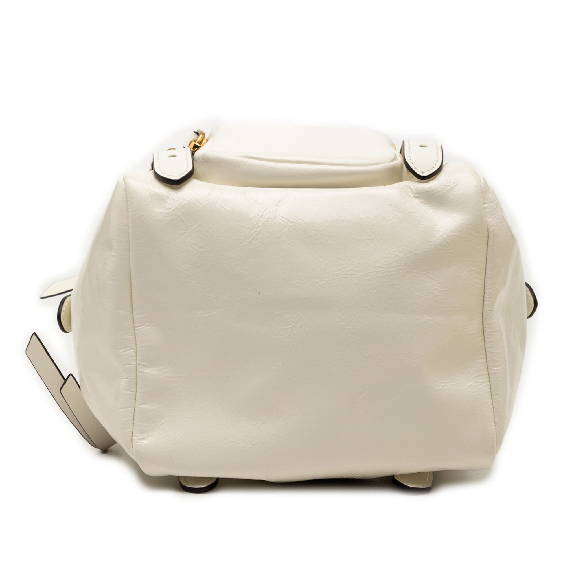 Mini Soft Calfskin Dangle Top Handle Bag
