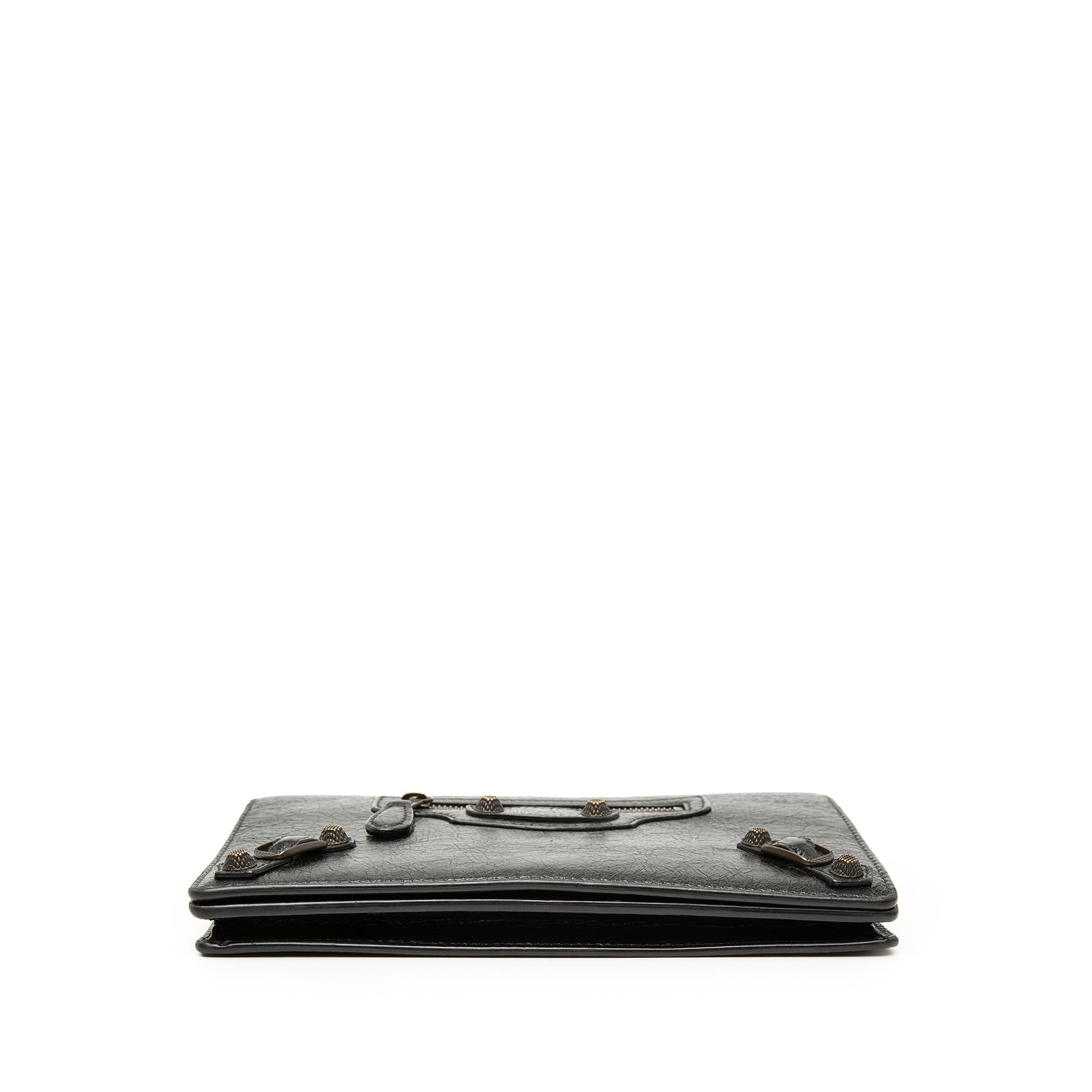 Balenciaga Lambskin Motocross Giant 12 Wallet on Chain